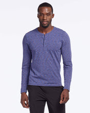 Load image into Gallery viewer, Space Dye Henley LS - Sale
